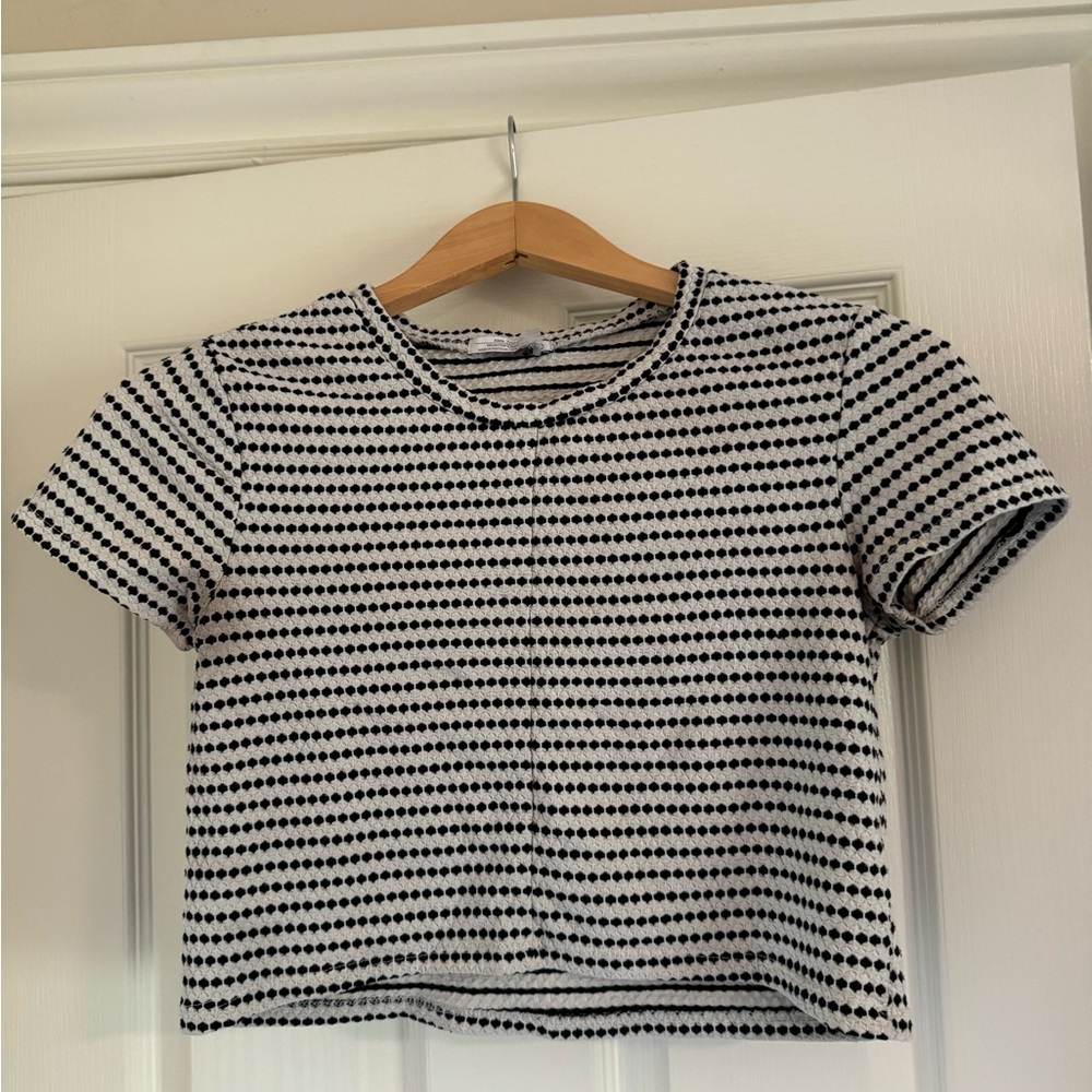 Zara crop tee